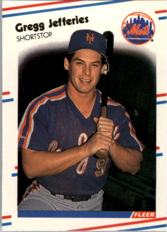 1988 Fleer Mini Baseball Cards 094      Gregg Jefferies